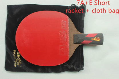Original Double Fish 7A+C Table Tennis Rackets 8A+C 8 STARS Finished Product Table Tennis Racquet
