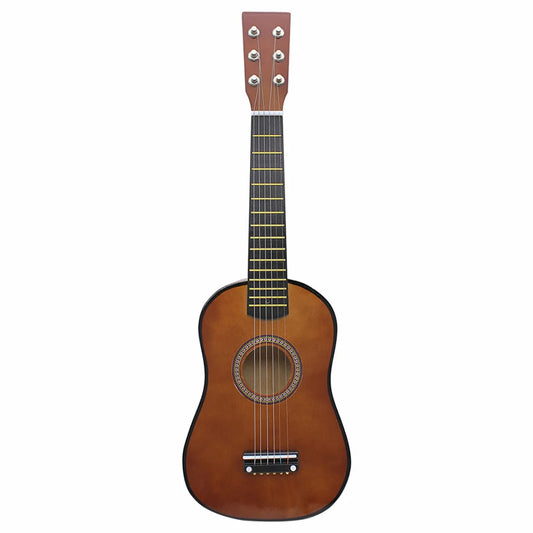 23 Inch Folk Acoustic Guitar Basswood Ukulele 6 Strings Kids Beginners Music Instrument Child Small Guitar Playing Learning Toy