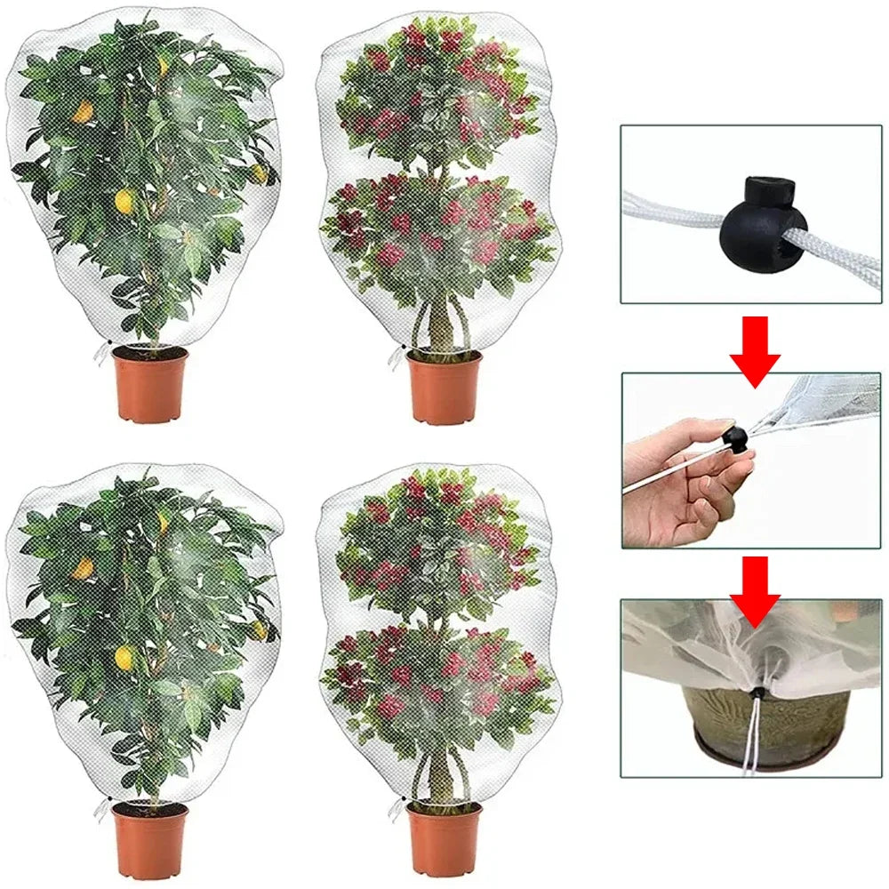 1-5Pcs Garden Plant Tree Fruit Cover Bug Net Barrier Bag Vegetable Protection Garden Barrier Cover Bag Garden Supplies Tools