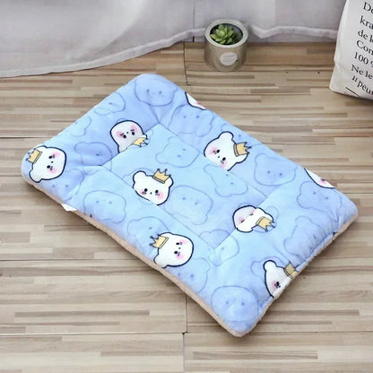 Soft Cat Bed Mats Short Plush Pet Sleeping Bed Mats for Cats Small Dogs Cute Pet Pad Blanket Warm Kitten Cushion Cat Accessories