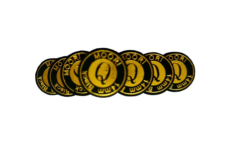 10pcs/Lot MOORI 14MM Black Professional Billiard Leather Cue Tip S/M/Q 8 Layers Pigskin Billiard Table Supplies
