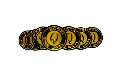 10pcs/Lot MOORI 14MM Black Professional Billiard Leather Cue Tip S/M/Q 8 Layers Pigskin Billiard Table Supplies