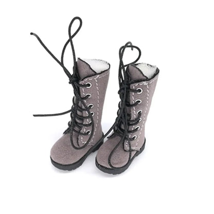 Tilda 3.2cm Doll Boots for Blythe Doll Toy,1/6 Mini Leather Dolls Shoes for Blyth Azone BJD,Casual Puppet Shoes Accessories