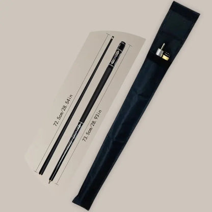 9.5mm Tip Pool Cue Carbon Billiard Cue Stick Case Billiard Accessories Equipment