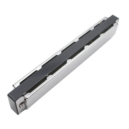 Harmonica Professional Swan 24 Hole C&D Key Harmonica Play Double-Side Silver Harmonica Beginners Playing Music Instruments
