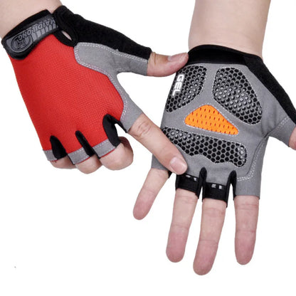 Gym Dumbbell Gloves Men Women Weightlifting Fitness Sport Training Exercise Gloves Non Slip Breathable Half Finger Cycling Glove
