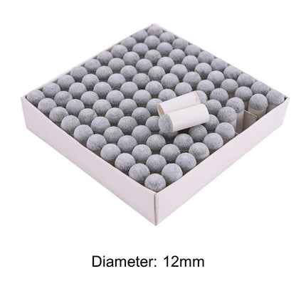 100X Slip-On Push-On Pool Billiard Snooker Cue Stick Tips 9mm 10mm 11mm 12mm 13mm