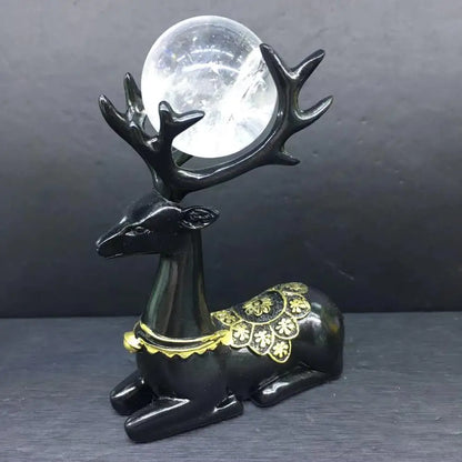 Natural Crystal Ball Decoration Stones Figurines Stand Gifts Home Decor Drop Shipping Christmas Gift