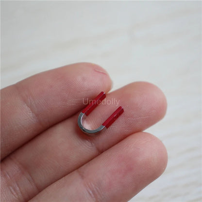 1/12 Scale Minaiture Dollhouse Stationery Mini Notebook Push Pin Model for OB11 BJD Doll Accessories Toy