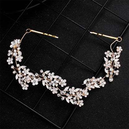Miallo Classic Crystal Wedding Hair Vine Bridal Hair Jewelry Accessories Headpieces Women Headbands Princess Tiaras and Crowns