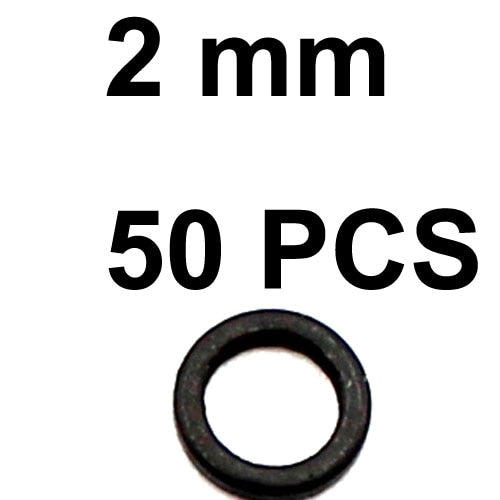50PCS Carp Fishing Accessories Rig Rings Round Oval Tear Drop Hair Rig Blow Back Rig Micro Ring Terminal End Tackle Equipment