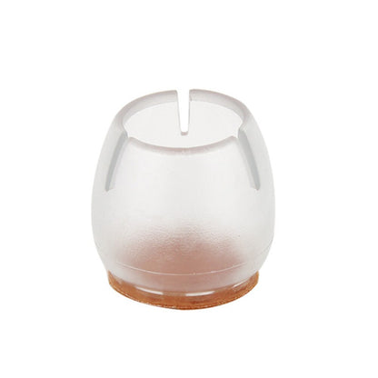 10pcs/Set Transparent Silicone Rectangle Square Round Chair Leg Caps Feet Pads Furniture Table Feets Wood Floor Protect Supplies