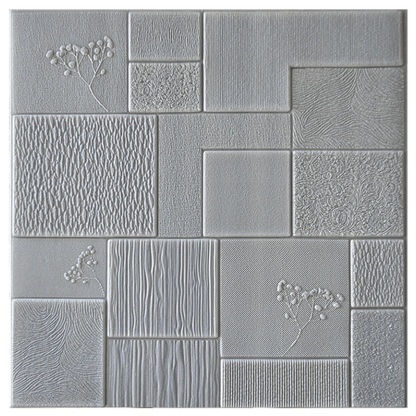 3D Wall Stickers Thick Living Room Wall Bedroom Decoration Room Simulation Brick Pattern Personality Creative Anti-Collision