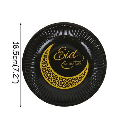 EID MUBARAK Moon Star Biscuit Mold Cookie Cutters Set Wooden EID Light Hanging Ramadan Mubarak Ramadan Kareem Party Home Decor