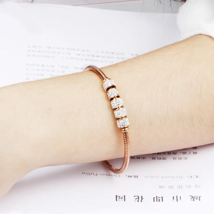 Drop Shipping Fashion Woman Bracelet and Bangles With Magnetic Clasp Women Stainless Steel Bracelet Bangles Jewelry