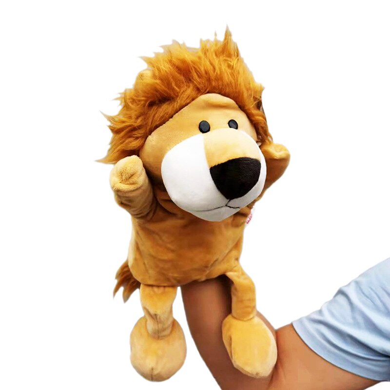 30cm Cute Whole Body Animal Hand Puppet Plush Toy Kindergarten Story Interactive Props Parent-Child Game Glove Dolls