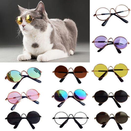 Doll Toy Cool Sunglasses for BJD Blyth American Grils Glasses Pet Toy Photo Prop Pet Glasses Toy Doll Sunglasses
