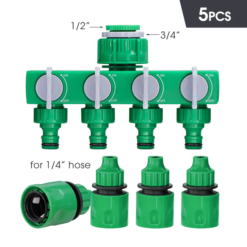 MUCIAKIE 5m-50m Automatic Garden Watering System Kits Self Garden Irrigation Watering Kits Micro Drip Mist Spray Cooling System