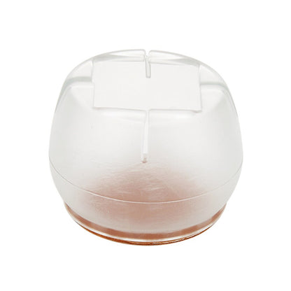 10pcs/Set Transparent Silicone Rectangle Square Round Chair Leg Caps Feet Pads Furniture Table Feets Wood Floor Protect Supplies