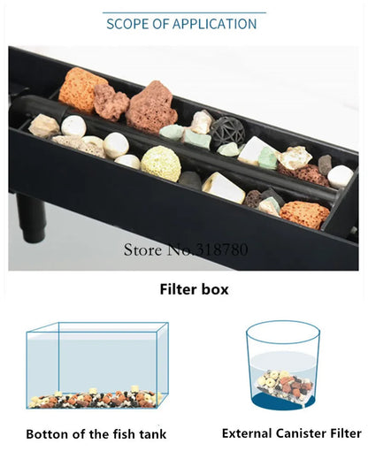 Aquarium Filter Media Activated Carbon Ceramic Rings Fish Tank Bio Balls Clean Water Filter Material Aquarium Accessories