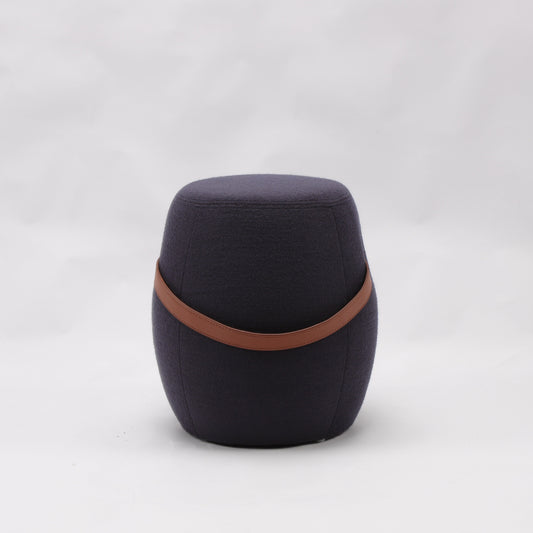 Kiley Handmade Pouf/Stool - Darkish