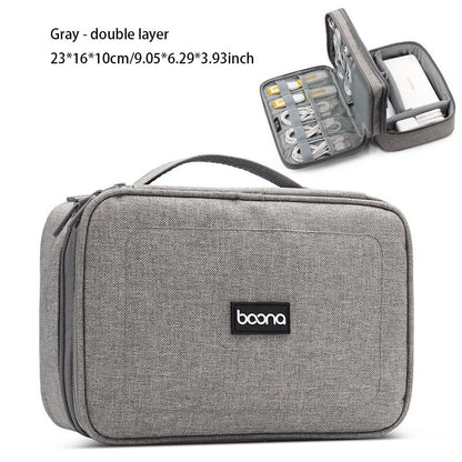TUUTH Travel Digital Cable Storage Bag Mobile Power Organizer Bag Electronics Accessories Bag Case for Earphones