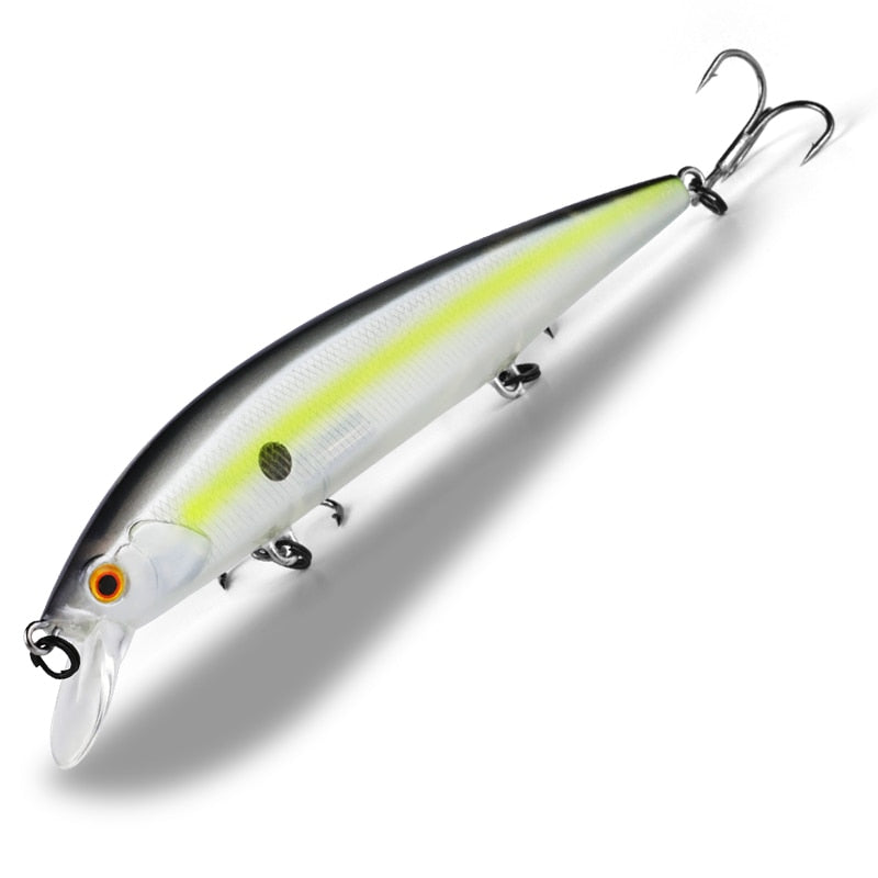 BEARKING 110mm 16g Hot Fishing Tackle A+ Tungsten System Fishing Lures Minnow Bait Suspending  Bait 16colors for Choose