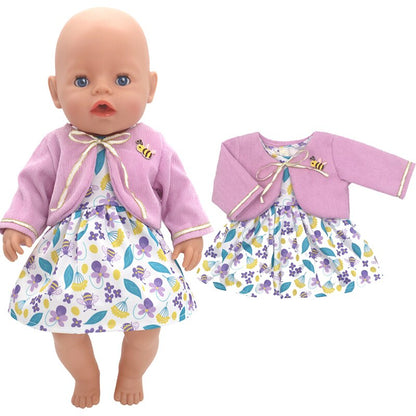 Dolls Out Going Carry Bag Doll Accessory for 43cm Baby New Born Doll Girl for 18 Inch Doll Bag Doll Clothes
