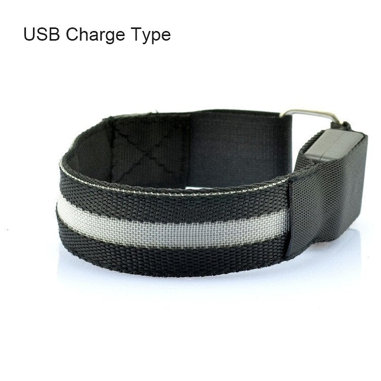 4pcs USB LED Horse Legging Bands Horse Equipment for Night Riding Horse Leg Harness Belts Equestrian Supplies Outdoor Sports