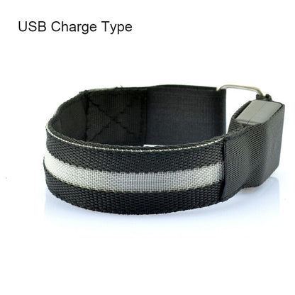4pcs USB LED Horse Legging Bands Horse Equipment for Night Riding Horse Leg Harness Belts Equestrian Supplies Outdoor Sports
