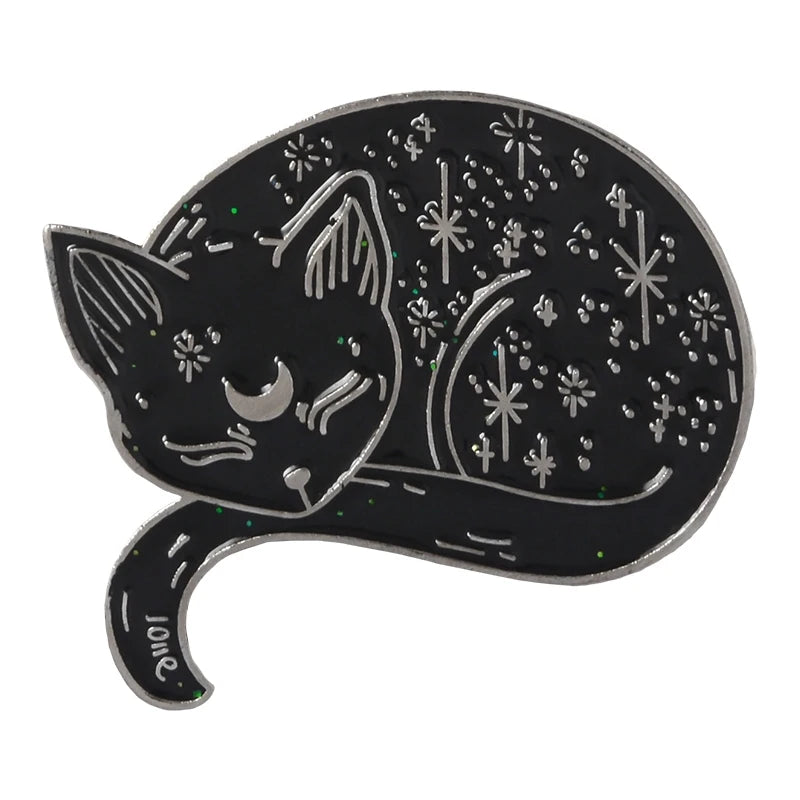 Meow Cat Kindergarten Enamel Pins Box Kitten Hugging Cats Badge Custom Brooch Bag Clothes Lapel Pin Cartoon Animal Jewelry