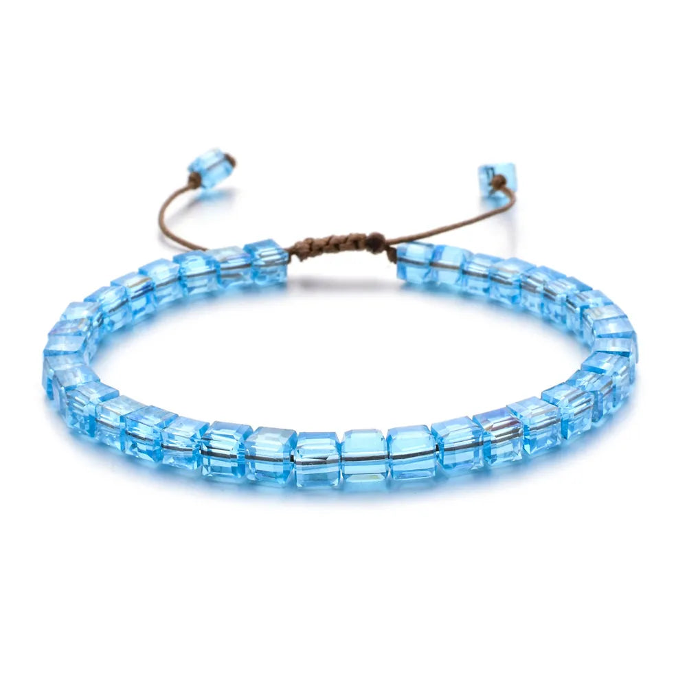 ZMZY Woman Bracelet Wristband Glass Crystal Bracelets Jewelry Accessories Handmade Wristlet Trinket