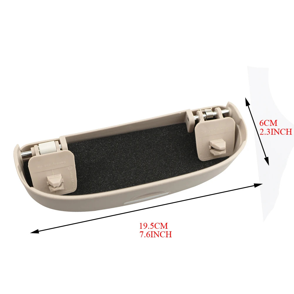 Car Sunglasses Box Sun Visor Case Holder Clip Storage Bag Case for Audi A1 A3 A4 A5 A6 A7 A8 Q3 Q5 2012-2022 Accessories