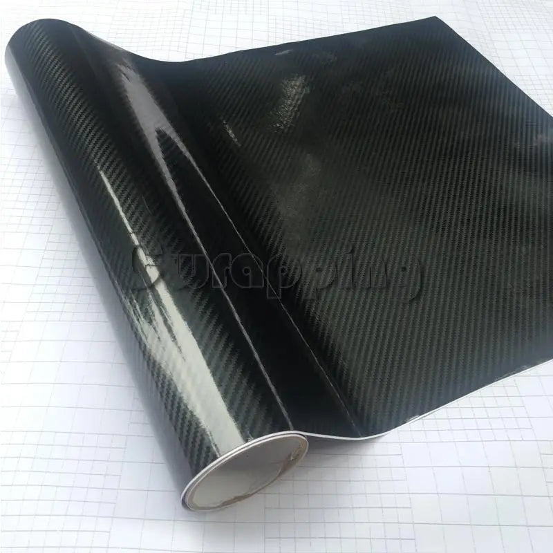 Car Sticker 3d/5d/6d Carbon Fiber Vinyl Wrap Big Texture Super Glossy 5D Carbon Film With Size 50cm*150cm/200cm Waterproof Film