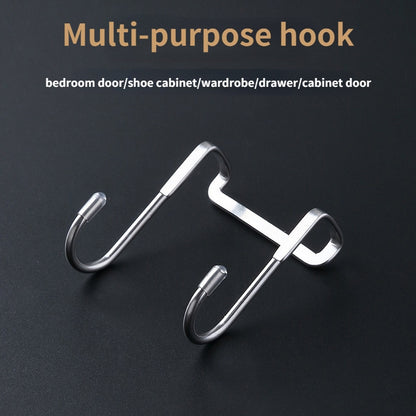 304 Stainless Steel Hook Punching Double  S-Shape Hook Kitchen Bathroom Cab