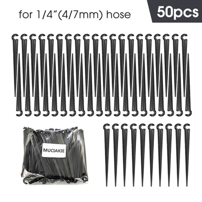 MUCIAKIE 5m-50m Automatic Garden Watering System Kits Self Garden Irrigation Watering Kits Micro Drip Mist Spray Cooling System