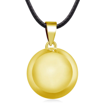 Eudora Harmony Ball Pendant Necklace Pregnancy Chime Ball Mexcian Bola Pendants Wishing Balls Fine Jewelry for Women