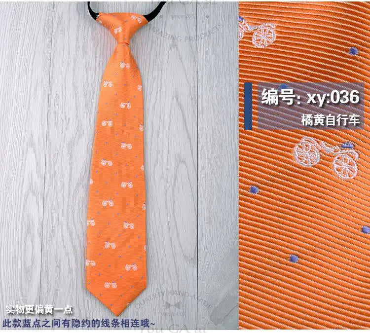 28*6cm Gravata Boys Girls Children's Tie School Class Dance Costume Accessories Band Cartoon Student Tie Necktie Neckcloth