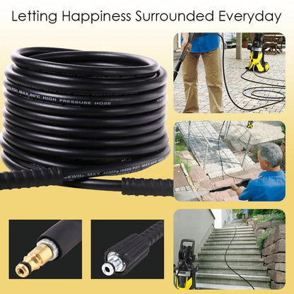 10M 15M 32FT 50FT High Pressure Washer Water Cleaning Hose Kink Resistant for Karcher K2-7 M22 14mm Power Pressure Cleaner
