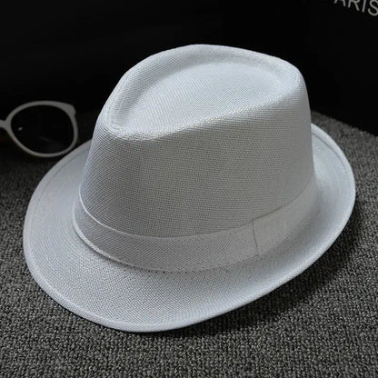 2018 England Retro Men's Fedoras Top Jazz Plaid Hat Spring Summer Autumn Bowler Hats Cap Classic Version Chapeau Hats