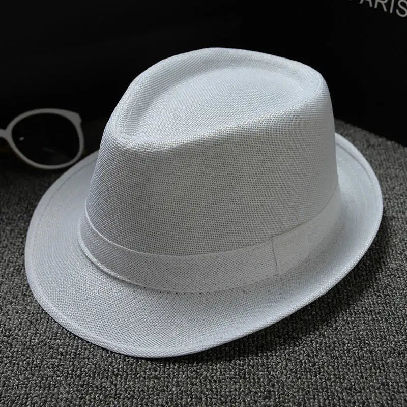 2018 England Retro Men's Fedoras Top Jazz Plaid Hat Spring Summer Autumn Bowler Hats Cap Classic Version Chapeau Hats