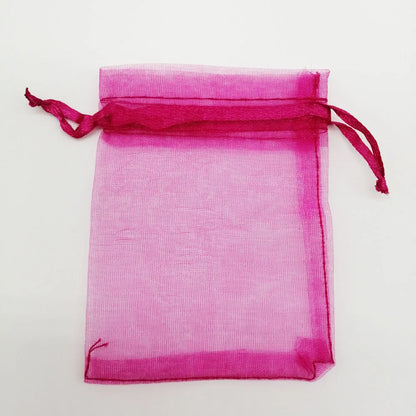 100pcs/Lot 5x7/7x9/10x15cm Organza Jewelry Bags Pouch Organza Drawstring Bag Jewelry Packaging for Jewelry Pouches Jewellery Bag