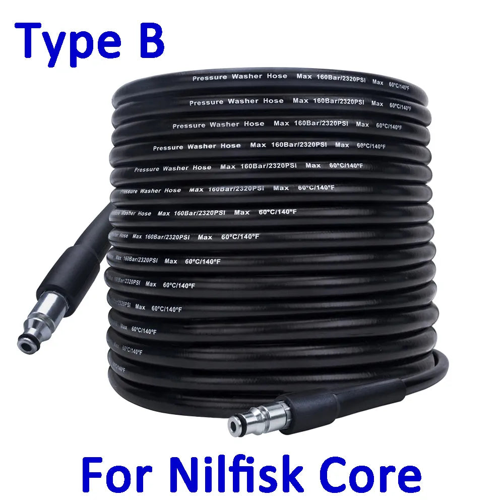 6~10m High Pressure Water Cleaning Hose Pipe Cord Pressure Washer Hose Car Washer Water Hose for Nilfisk STIHL Gerni HUSQVARNA