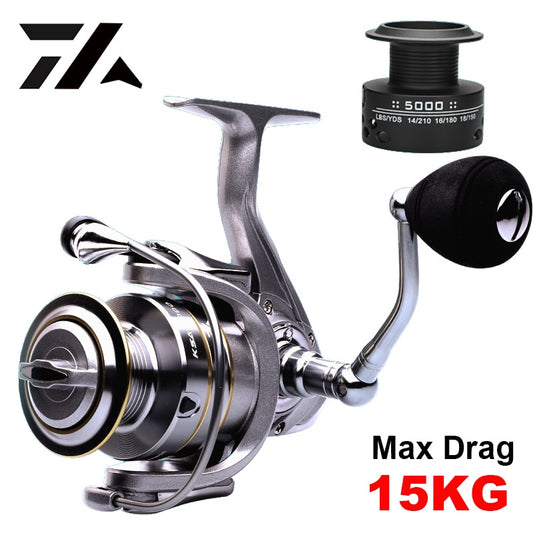 Fishing Reel Double Spool Spinning Reel High Speed Gear Ratio Spinning Reel Carp Fishing Reels Casting Reel for Saltwater