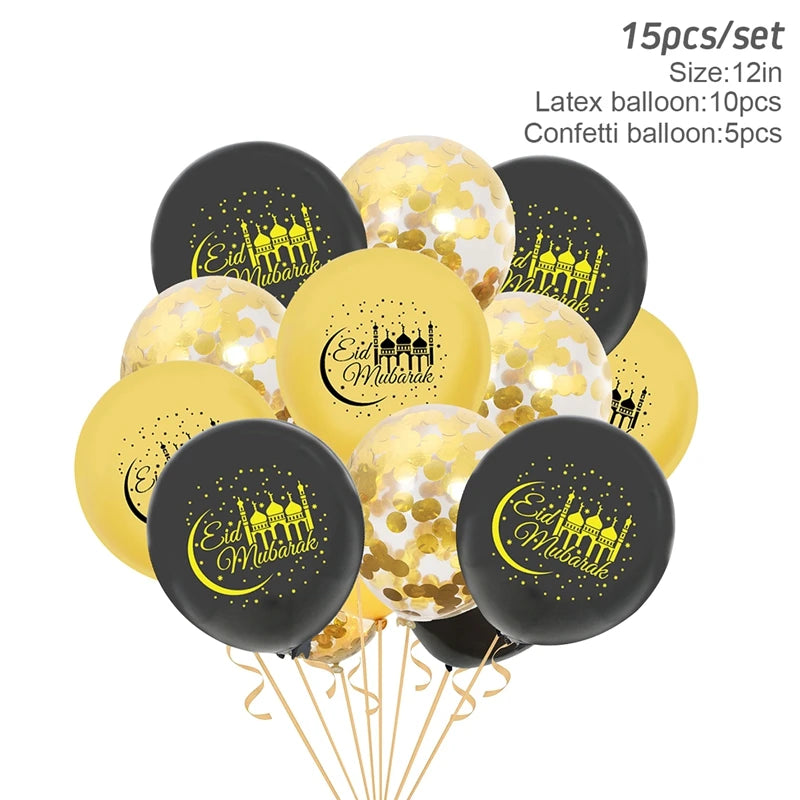 Eid Mubarak Decoration Kareem Happy Ramadan Decoration Muslim Islamic Muslim Festival Decoration Ramadan Supplies Aid Mubarek