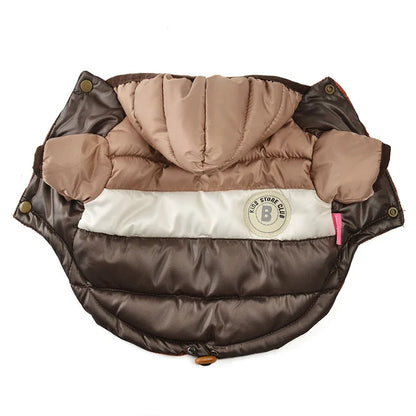 Autumn Winter Pet Clothes for Dogs Waterproof Hooded Dog Coat Jacket Warm Puppy Pet Clothing Chihuahua French Bulldog Clothes