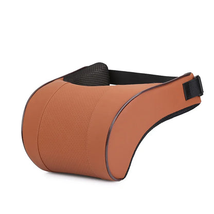 PU Leather Auto Car Neck Pillow Memory Foam Pillows Neck Rest Seat Headrest Cushion Pad Automobiles Accessories