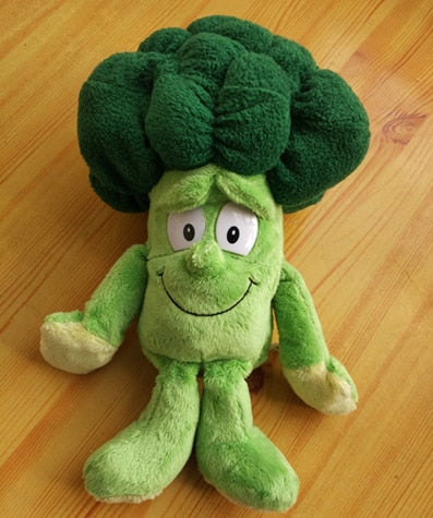 New Fruits Vegetables Banana Pear Brcoccoli  Watermelon Bee Ladybird Lemon Mushroom Pineapple Starwberry 9" Soft Plush Doll Toy