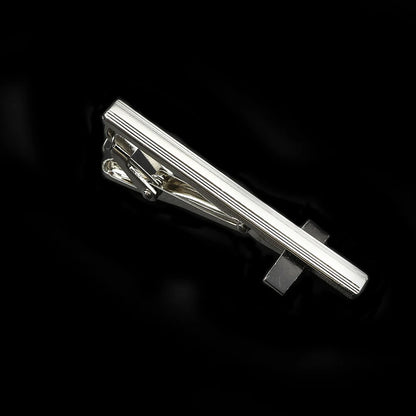 Men's Metal Tie Clip Bright Chrome Stainless Steel Jewelry  Necktie Clips Pin Clasp Clamp Wedding Charm Creative