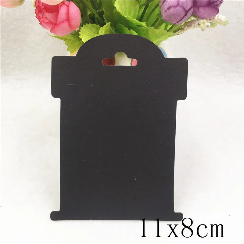 100pcs Multi-Style Hair Clip Cards Hair Accessories Jewelry Display Card Fashion Hair Clip Packaging Vintage Classic Card